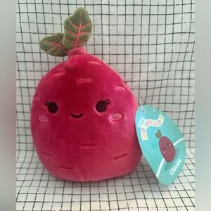 Claudia the Beet Squishmallow NWT 6.5”